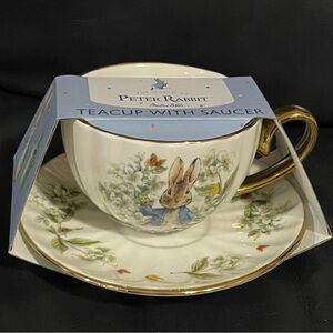Easter Peter Rabbit Teacup with Saucer